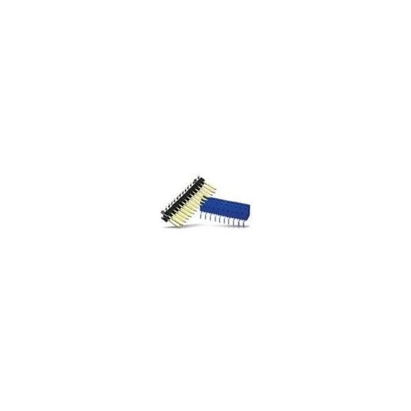 Conector de placa FCI, 28 contactos, 2 filas, macho, ángulo recto, paso de 0.1 pulgadas, terminal de soldadura - 78207-128