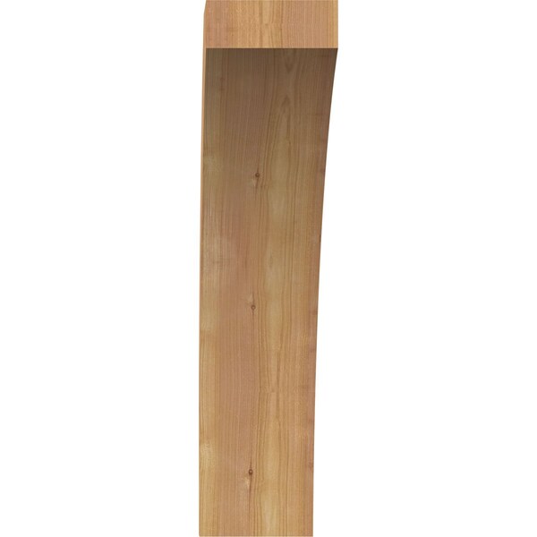 Ekena Millwork 5 1/2"W x 18"D x 24"H Thorton Smooth Knee Brace, Western Red Cedar - BRC06X18X24THR00SWR