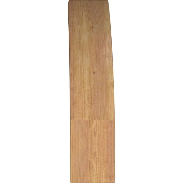 Ekena Millwork 5 1/2"W x 18"D x 24"H Thorton Smooth Knee Brace, Western Red Cedar - BRC06X18X24THR00SWR