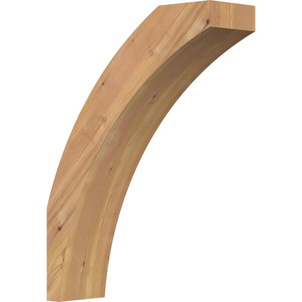 Ekena Millwork 5 1/2"W x 18"D x 24"H Thorton Smooth Knee Brace, Western Red Cedar - BRC06X18X24THR00SWR