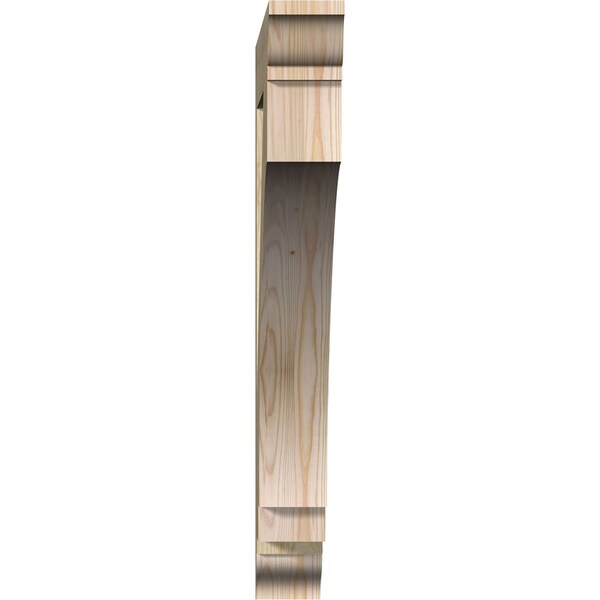 Ekena Millwork Imperial Traditional Rough Sawn Bracket, Douglas Fir, 4"W x 34"D x 34"H - BKT04X34X34IMP01RDF