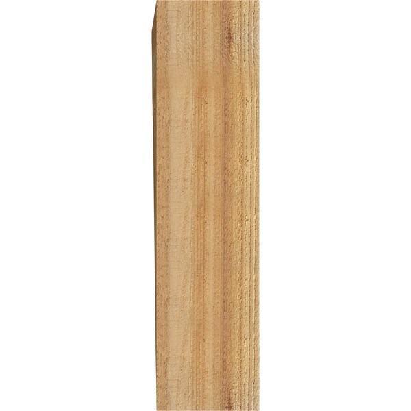 Ekena Millwork Legacy Traditional Rough Sawn Bracket, Western Red Cedar, 6"W x 24"D x 24"H - BKT06X24X24LEC01RWR