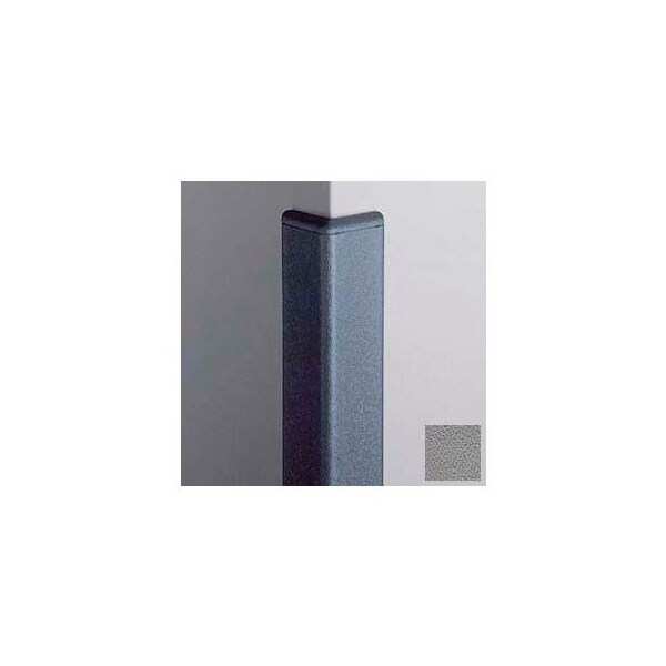 Pawling Surface Mounted Corner Guard 90Deg, 2'' Wings, 4'H W/Caps, Gray - CG-20R-4-5