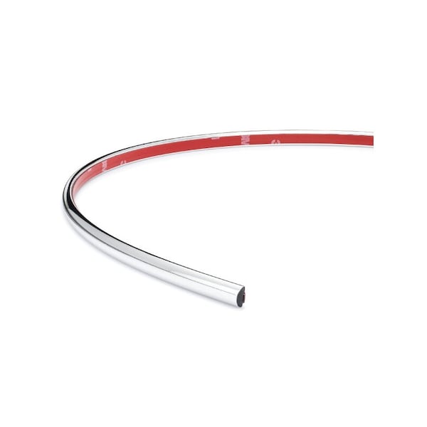 Protekto Trim 3/8in HALF RND CHROME 20' KIT. - 37-630