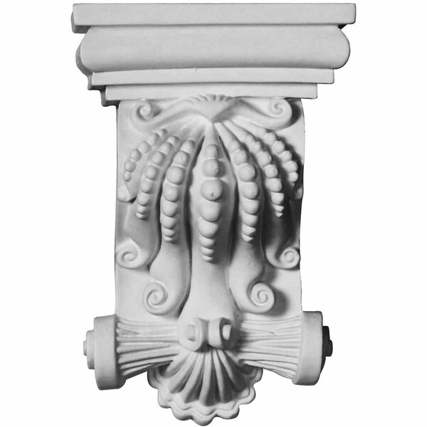 Ekena Millwork 3 3/4"W x 2 1/4"D x 5 3/4"H Bradley Corbel - COR04X02X06BY