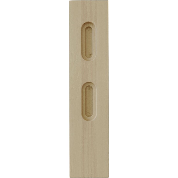Ekena Millwork 1 3/4"W x 8"D x 8"H Medium Olympic Wood Bracket, Rubberwood - BKTW01X08X08OLRW