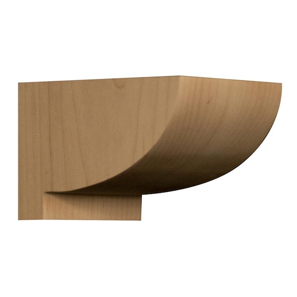 Osborne Wood Products 3 1/2 x 3 1/2 x 6 Brixton Bracket in Red Oak - 8782O