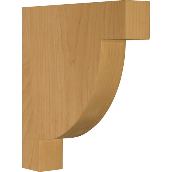 Osborne Wood Products 10 x 1 3/4 x 10 Lancaster Shaker Bracket in Alder - 8734A