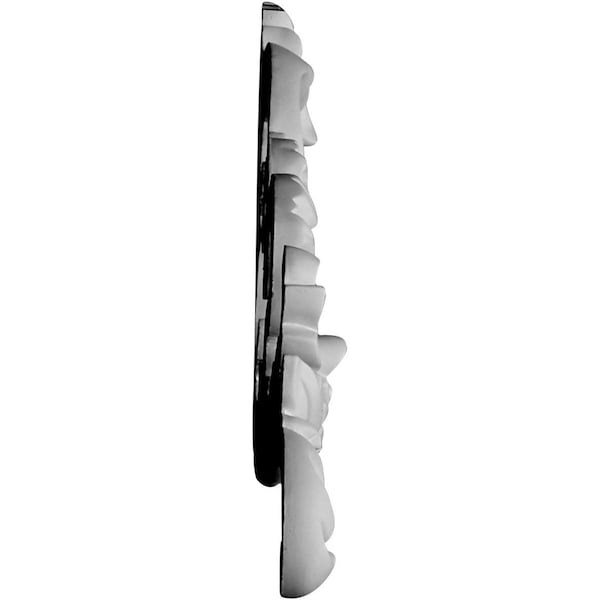 Ekena Millwork 5 7/8"W x 9 3/4"H x 1"P Galway Onlay, Right - ONL05X09X01GA-R