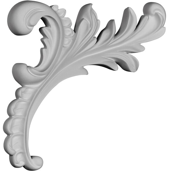 Ekena Millwork 5 7/8"W x 9 3/4"H x 1"P Galway Onlay, Right - ONL05X09X01GA-R