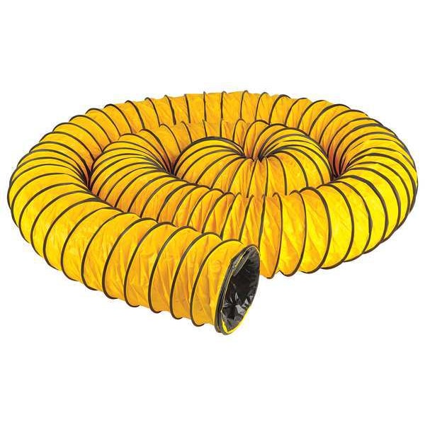 Ecko Vent Duct, 12 In Dia. x 33 ft, Ylw - FDT-30534010BB