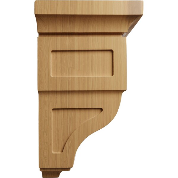 Ekena Millwork 5"W x 5 3/4"D x 10"H Medium Reyes Wood Corbel, Cherry - CORW05X05X10RYCH
