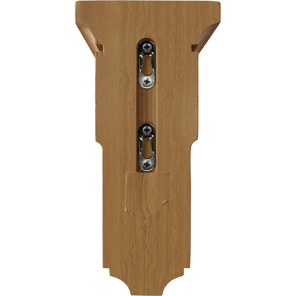 Ekena Millwork 5"W x 5 3/4"D x 10"H Medium Reyes Wood Corbel, Cherry - CORW05X05X10RYCH