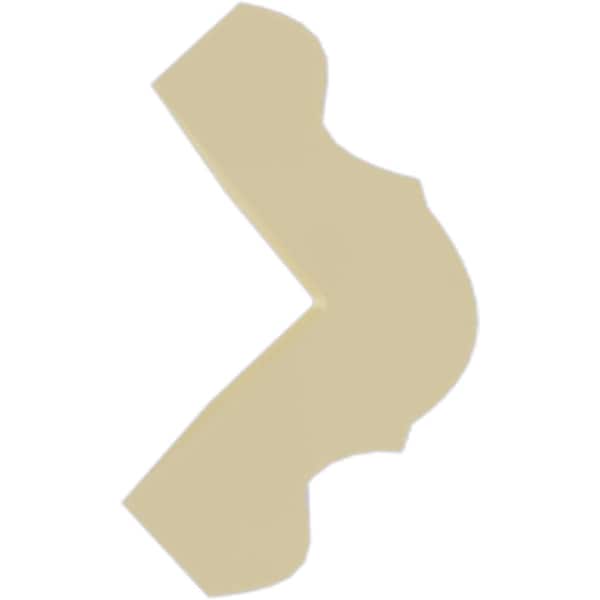 Ekena Millwork 1 1/2"H x 1 1/2"P x 2 1/8"F x 94 1/2"L Bradford Smooth Corner Moulding - MLD01X01X02BR