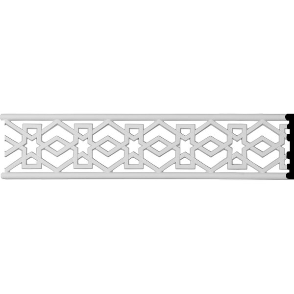 Ekena Millwork SAMPLE - 4"H x 3/8"P x 12"L Swindon Pierced Moulding - SAMPLE-PIR04X00SW