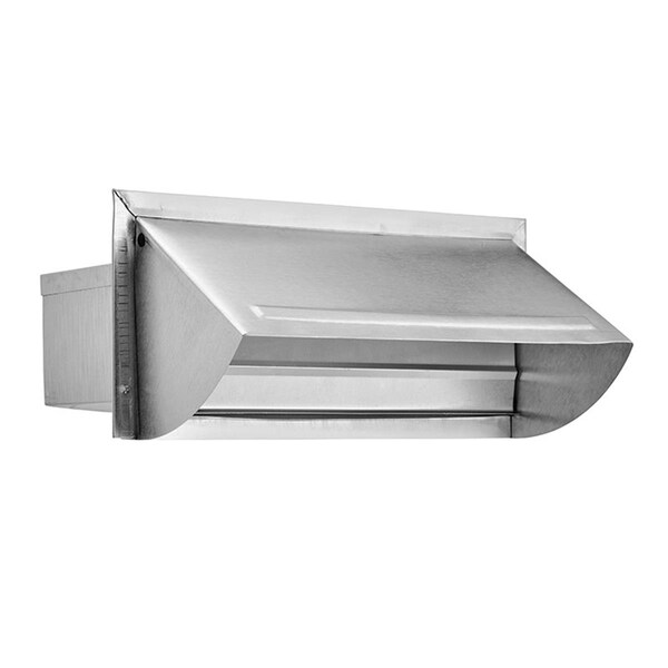 Lambro Industries 3.25 x 10 in. Aluminum Wall Vent, 6PK - 1060