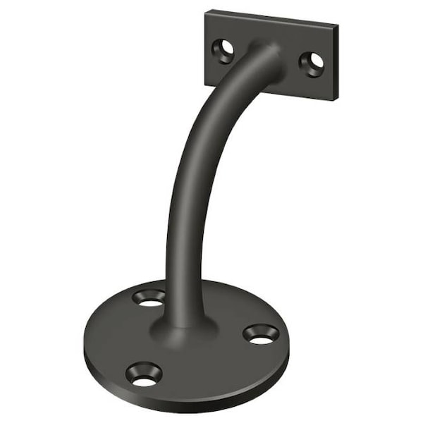 Deltana Hand Rail Brackets, 3 3/16" Projection Light Duty Oil Rubbed Bronze - HRC175U10B