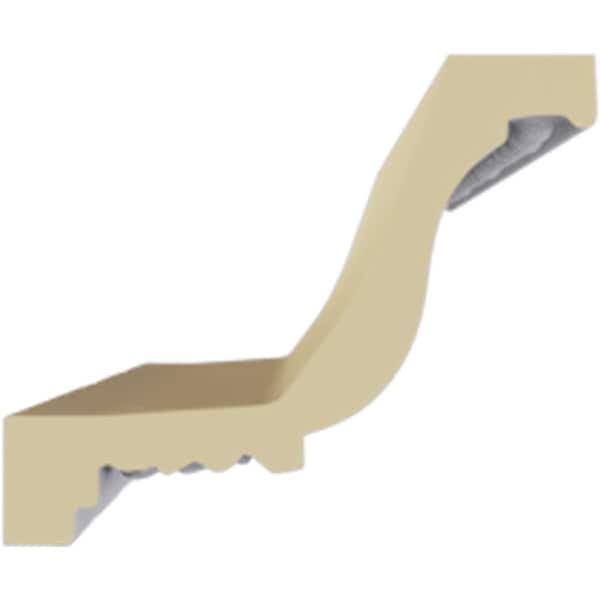 Ekena Millwork 2 3/8"H x 2 7/8"P x 3 5/8"F x 94 1/2"L, (2" Repeat), Federal Crown Moulding - MLD02X02X03FE