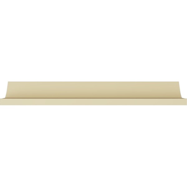 Ekena Millwork 2 3/8"H x 2 7/8"P x 3 5/8"F x 94 1/2"L, (2" Repeat), Federal Crown Moulding - MLD02X02X03FE