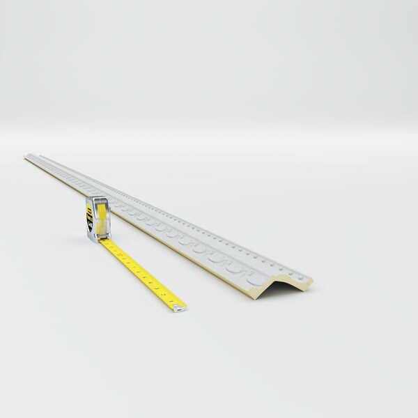 Ekena Millwork 2 3/8"H x 2 7/8"P x 3 5/8"F x 94 1/2"L, (2" Repeat), Federal Crown Moulding - MLD02X02X03FE