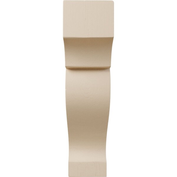 Ekena Millwork 1 3/4"W x 3 1/2"D x 7"H Small Dearborn Wood Corbel, Alder - CORW02X07X04DRAL