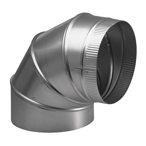 Broan 10IN Adjustable Elbow, Galvanized Steel, 30 GA, 10" W, 13-1/4" H - 418