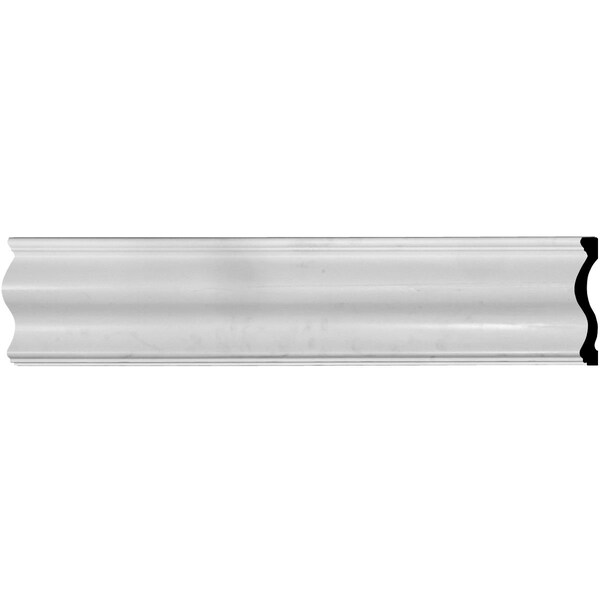Ekena Millwork SAMPLE - 6 3/4"H x 1 1/4"P x 12"L Stockport Chair Rail - SAMPLE-CHA07X01ST