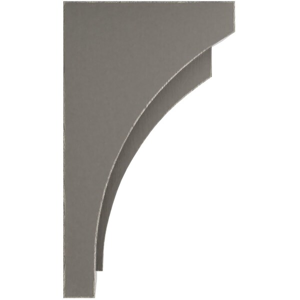 Ekena Millwork 4"W x 5 3/4"D x 10"H Medium Felix Wood Vintage Decor Corbel, Reclaimed Grey - CORWD04X05X10FEGY