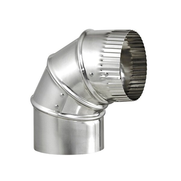 Lambro Adjustable Duct Elbow, 26 ga Gauge, Aluminum - 2310
