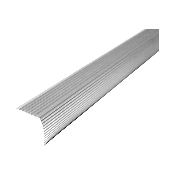 M-D Building Products M-D Building Products CINCH 1.125 in. H X 1.125 in. W X 36 in. L Prefinished Silver Aluminum Stair E - 43309