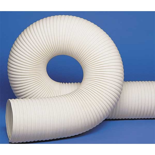Hi-Tech Duravent Ducting Hose, 6 In. ID, 25 ft. L, Rubber - 2001-0600-3025