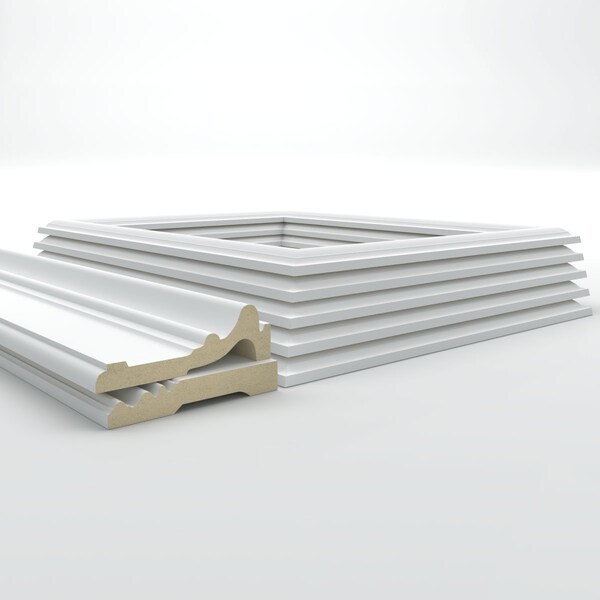 Ekena Millwork Wainscot Paneling Kit, Urethane, 94-1/2 in L, Factory Primed - WPKUSQ011P032