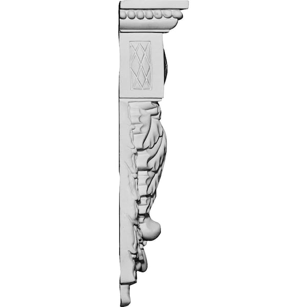 Ekena Millwork 3"W x 1 7/8"D x 8 1/2"H Hampshire Small Drop Corbel - COR03X01X08HA