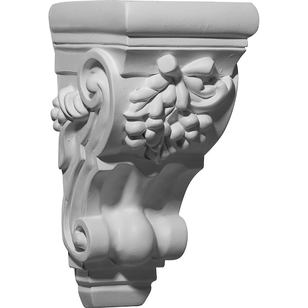 Ekena Millwork 4 5/8"W x 5 1/2"D x 9 3/8"H Cherry Cluster Corbel - COR04X05X09CH