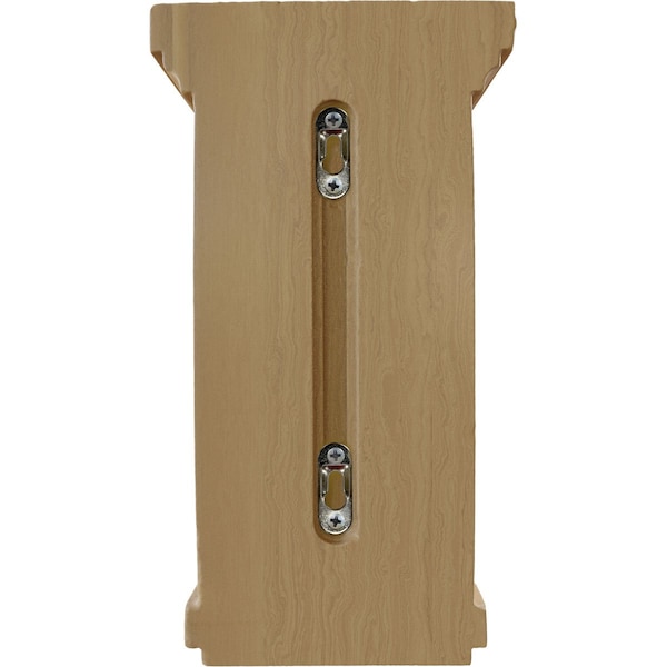 Ekena Millwork 5 1/2"W x 5 1/2"D x 10"H Fluted Mission Corbel, Cherry - COR05X05X10FLCH