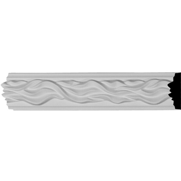 Ekena Millwork 2"H x 3/4"P x 94 1/2"L Baroque Panel Moulding - MLD02X01BQ