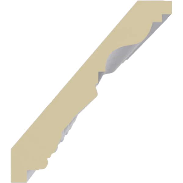 Ekena Millwork 3 1/4"H x 2 7/8"P x 4 1/4"F x 94 1/2"L Roberts Crown Moulding - MLD03X02X04RO