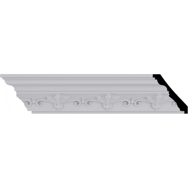 Ekena Millwork 3 1/4"H x 2 7/8"P x 4 1/4"F x 94 1/2"L Roberts Crown Moulding - MLD03X02X04RO