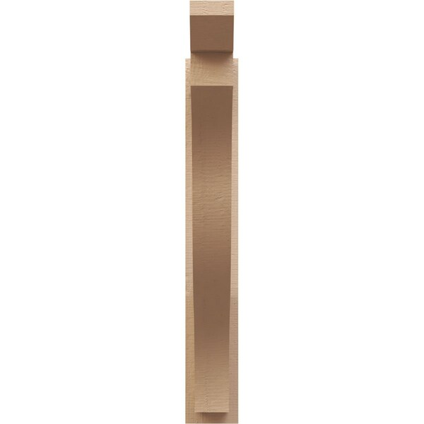 Ekena Millwork 5 1/2-in W x 30-in D x 38-in H Funston Slat Rough Cedar Woodgrain TimberThane Outlooker, Primed Tan - OUTUR055X30X38FST24RCPR