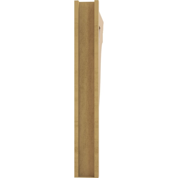 Ekena Millwork 6-in W x 36-in D x 44-in H Funston Trad Rough Cedar Woodgrain TimberThane Outlooker, Primed Tan - OUTUR060X36X44FST04RCPR