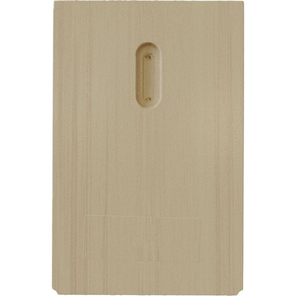 Ekena Millwork 5 1/4"W x 4"D x 8"H Clarksville Bracket, Rubberwood - BKTW05X04X08CVRW