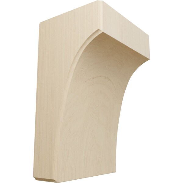 Ekena Millwork 5 1/4"W x 4"D x 8"H Clarksville Bracket, Rubberwood - BKTW05X04X08CVRW