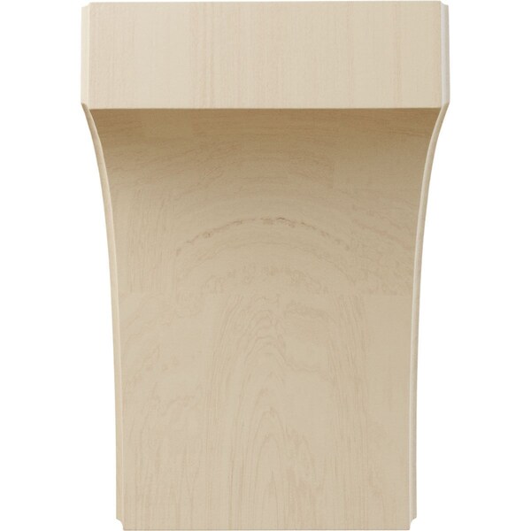 Ekena Millwork 5 1/4"W x 4"D x 8"H Clarksville Bracket, Rubberwood - BKTW05X04X08CVRW