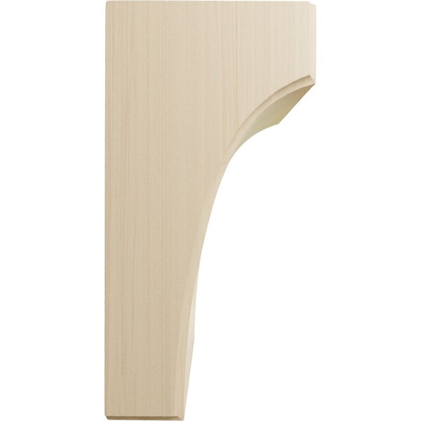 Ekena Millwork 5 1/4"W x 4"D x 8"H Clarksville Bracket, Rubberwood - BKTW05X04X08CVRW