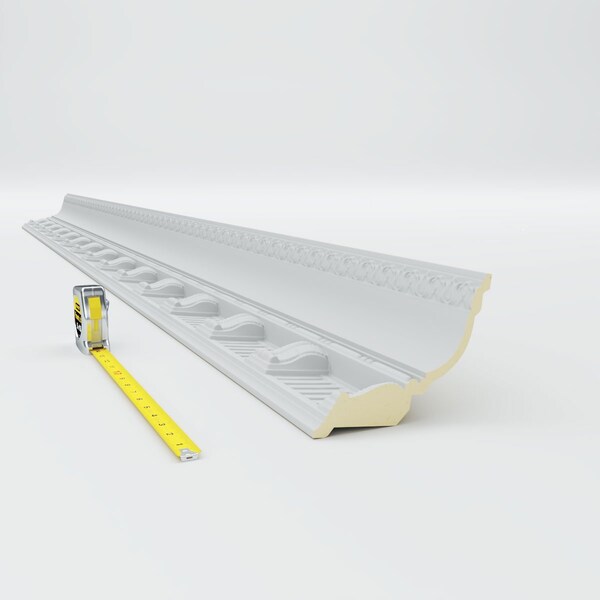 Ekena Millwork 6 1/8"H x 5 3/8"P x 8 1/8"F x 94 1/2"L, (6 1/4" Repeat), Crendon Crown Moulding - MLD06X05X08CR