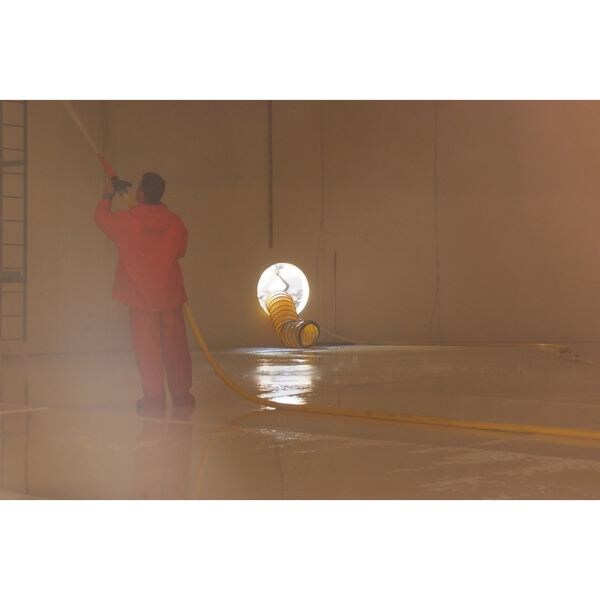 Ecko Vent Duct, 8 In Dia. x 25 ft, Ylw - FDT-21624076BR