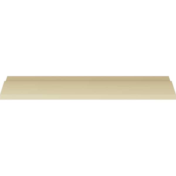 Ekena Millwork 2 1/2"H x 2 1/2"P x 3 5/8"F x 94 1/2"L, (2 1/2" Repeat), Butterfly Crown Moulding - MLD02X02X03BT