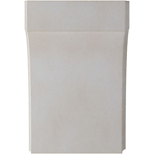 Ekena Millwork 5 1/4"W x 4"D x 8"H Clarksville Wood Vintage Decor Bracket, Chalk Dust White - BKTWD05X04X08CVWH