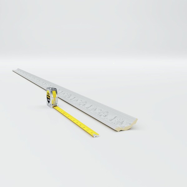Ekena Millwork 2 1/8"H x 1 7/8"P x 2 7/8"F x 94 1/2"L, (6 3/8" Repeat), Damon Crown Moulding - MLD02X01X02DA