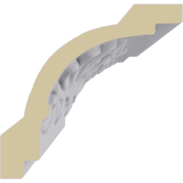Ekena Millwork 2 1/8"H x 1 7/8"P x 2 7/8"F x 94 1/2"L, (6 3/8" Repeat), Damon Crown Moulding - MLD02X01X02DA